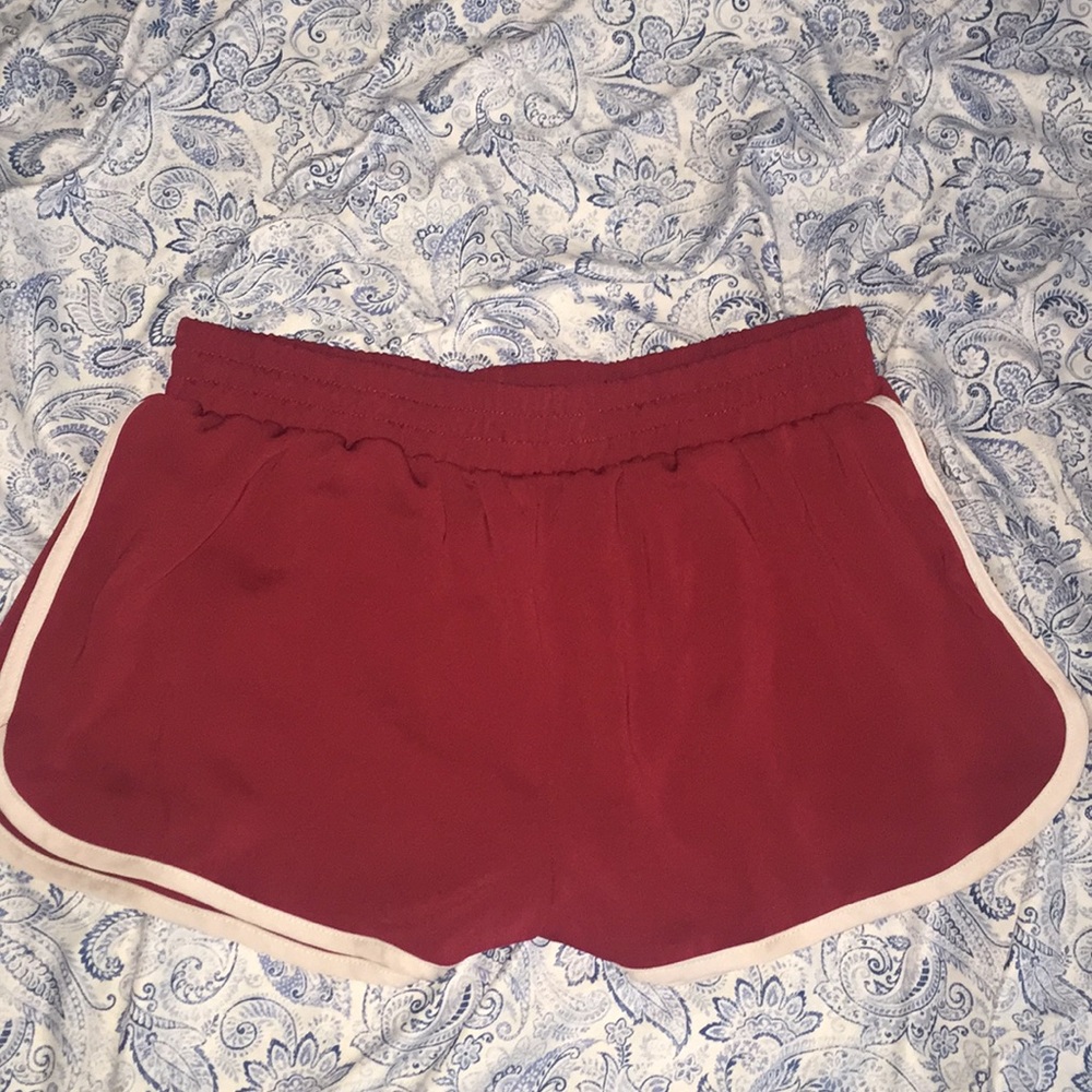 red f21 shorts